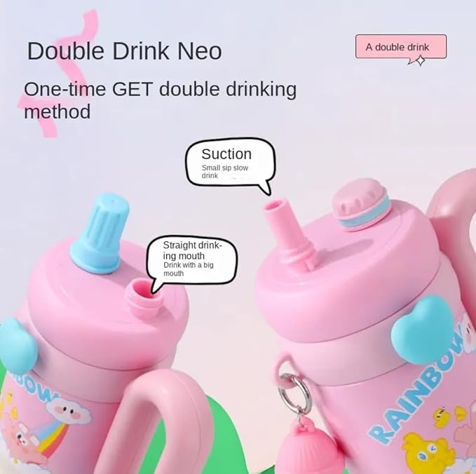 850ml Cartoon Kids Stainless Steel Tumbler