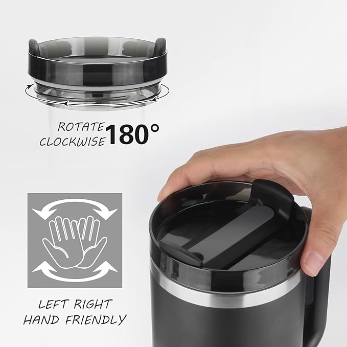1200ML  Quencher H2.0 Flowstate Insulated Stainless Steel Tumbler (Solid)