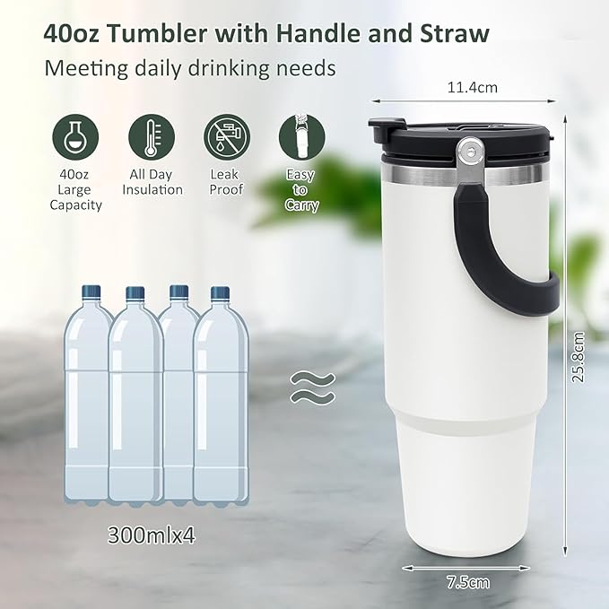 890ml Stainless Steel Vacuum Insulated Tumbler Water Bottle