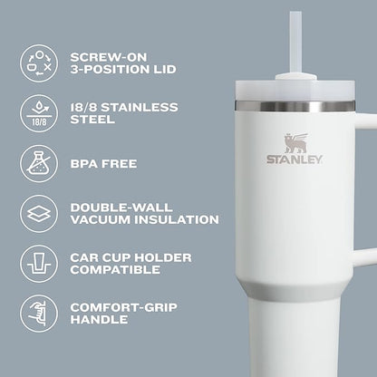 Stanley Quencher H2.0 Flowstate Stainless Steel Vacuum Insulated Tumbler, 40 OZ / 1.18 L