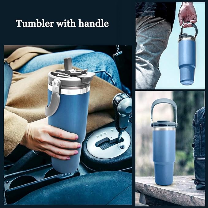 890ml Stainless Steel Vacuum Insulated Tumbler Water Bottle