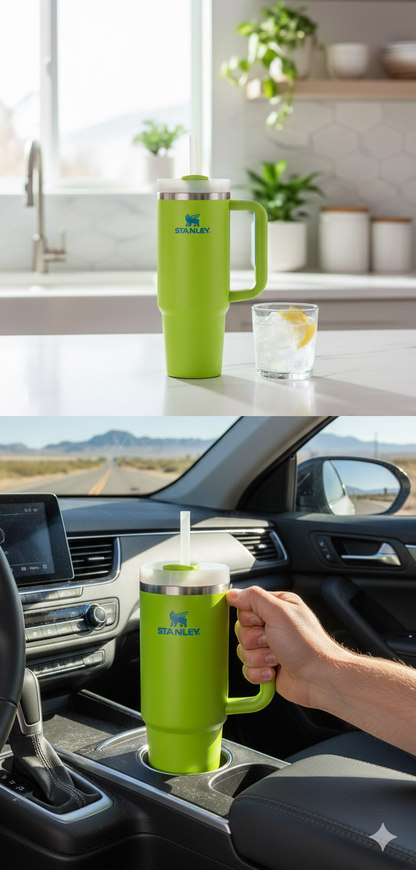 Stanley Quencher H2.0 Flowstate Stainless Steel Vacuum Insulated Tumbler, 40 OZ / 1.18 L