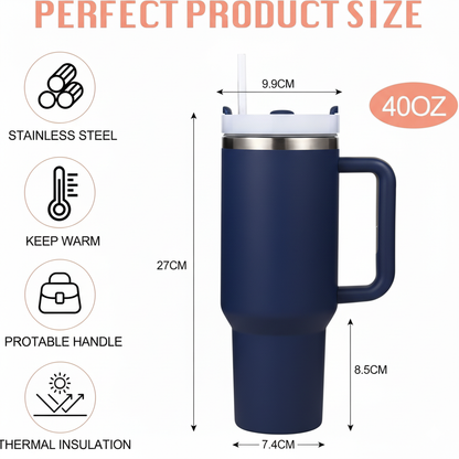 1200ML  Quencher H2.0 Flowstate Insulated Stainless Steel Tumbler (Solid)