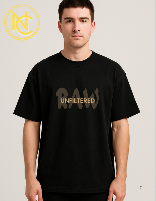 Raw Unfiltered Oversized T-Shirt
