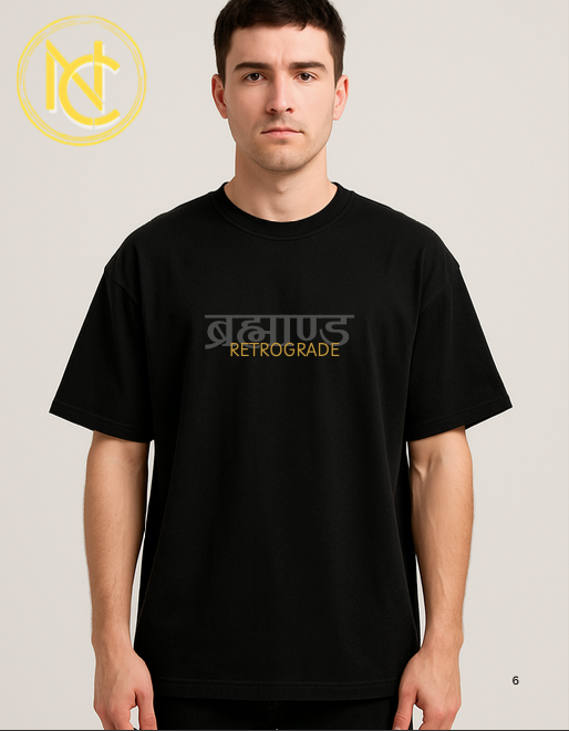 BHRAMAN Retrograde Oversized T-Shirt